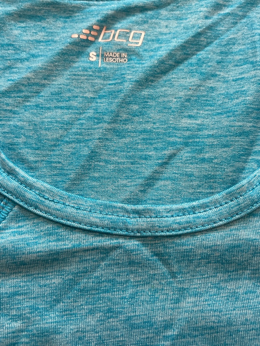 bcg Teal Performance Racerback Tank - Picture 2 of 3